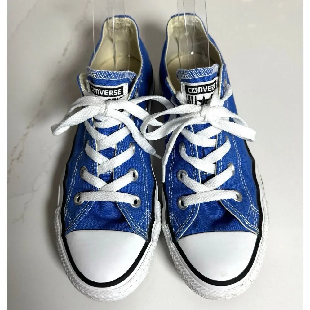 Converse Chuck Taylor All Star Low Top Blue Unisex Big Kid Sneakers M4/W6